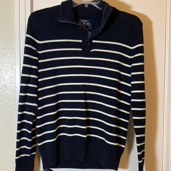 American Eagle Turtleneck Polo Sweater, M - Picture 1 of 8
